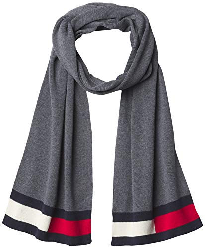 Tommy Hilfiger Herren Scarf Schal, Rock Heather, Einheitsgröße