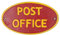 Post Office Cast Iron Sign Plaque Wall Royal Mail Shop Door UK Store House