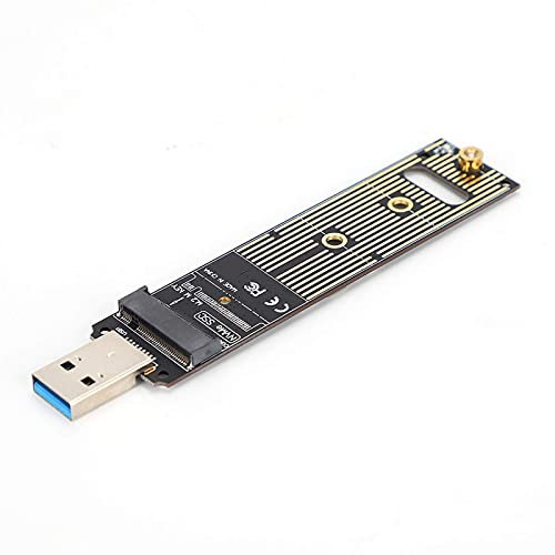 Cuifati M.2 NVME SSD to USB Adapter Board Hard Disk Converter Board SSD Adapter Card, M.2 NVME USB 3.1 Adapter M-Key M.2 PCIe to Hard Drive Converter Reader