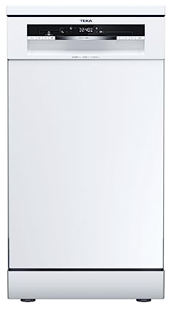 Teka DFS 44 750 WH - Lavavajillas Libre Instalación 45 cm, ExpertCare Series, para 10 Cubiertos, 7 Programas de Lavado, Programa Whisper, Color Blanco