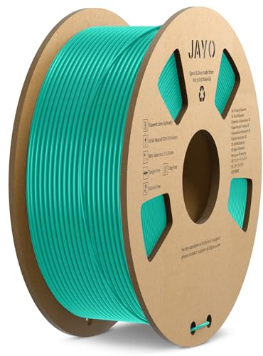 JAYO PLA Filament 1.75 mm, 3D Drucker Filament 1.1KG, Maßgenauigkeit +/- 0.02mm, Neatly Wound Filament, 1.1 KG Spule (2,4 lbs), 363 Meters, Grasgrün 1100G