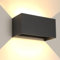 FUPE 25W LED Wandleuchte Innen/Außen,3000K Außenlampe Außenleuchte, IP65 Wand UP Down,Außenwandleuchte Mit Einstellbar Abstrahlwinkel Warmweiß