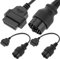 Xiatiaosann OBD 20 Pin auf OBD2 16 Pin Kabel für BMW, OBD II Buchse auf OBD Stecker Adapter Verlängerung Konvertierungskabel für BMW (40 cm/15,7 Zoll)