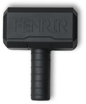 Fenrir Hammer Dog Chew Toy Strong Rubber Stuffable Enrichment Toy for Chewers (Black, Small)