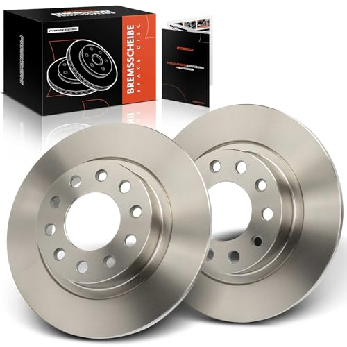 Frankberg Brake Discs Brake Disc Set Rear Axle full Compatible with Giulietta 940 1.4L-2.0L 2010-2020 Giulietta Box/Hatchback 940 1.4L 2.0L 2011-2020 Replace# 51815313