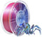 iBOSS Filamento PLA + triplo colore in seta, 1,75 mm, filamento per stampante 3D PLA Plus +/-0,02 mm, 1 kg/bobina, superficie lucida, seta rossa, giallo e blu