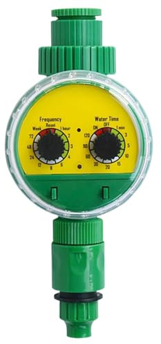 fanelod Timer per irrigatore, timer per irrigazione per tubo - Temporizzatore del rubinetto - di controllo automatico 'irrigazione programmabile e senza sforzo, timer coerenti per il prato
