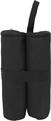 Zelt-Sandsack-Design, Zeltgewicht, feste Tasche, Sandsäcke für Outdoor-Zelte, Markisen, Sonnenschirme, Schwarz