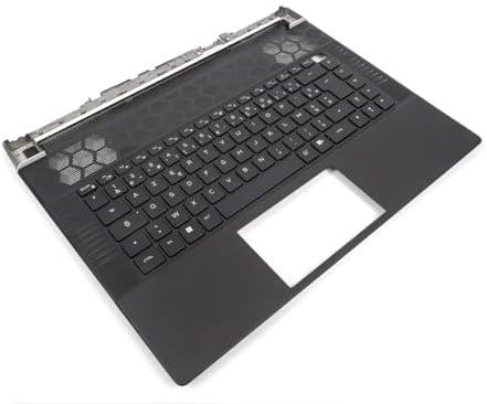 Dell Alienware X16 Palmrest & FRENCH RGB per-key Backlit Keyboard - 0FKT97 + 0XWC36 (CG4X8) (Renewed)