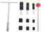 Angoily 1Set Water Stop Pin Assortment Wrench for Efficient Water Leak Repair Durable Plumbing Tools for Drinking Water Heating Systems