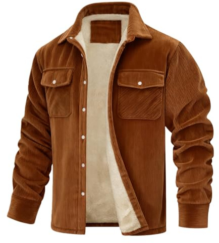 VDDTAGAM Veste Polaire Homme Chemise Bucheron Polaire Homme Manches Longues Chemise en Flanelle Veste Hiver Chaude Bouton Surchemise à Carreaux