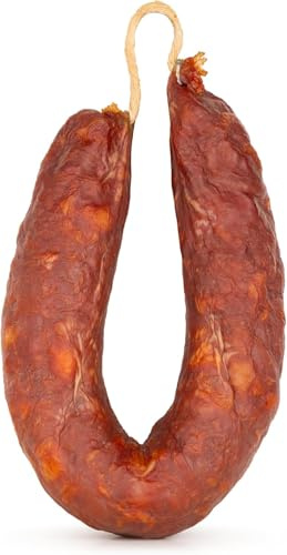 Chorizo Picante Serrano Serra da Estrela 200 g – 2er-Pack – Portugiesische Gourmet-Räucherwurst – Traditionelle würzige Serrano-Wurstwaren, vakuumverpackt
