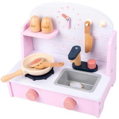 LIXSAZSE Cuisine Miniature avec Plaque de Cuisson pour Enfants - Jeu de Simulation Amusant pour Une expérience culinaire ludique et éducative.
