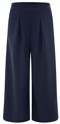 Sheego Zwillingsherz Damen Stoffhose Bundfalte Oversize Hose Elegant Weit