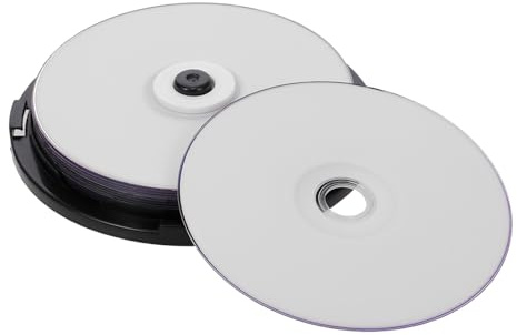 Bewinner Confezione da 10 Dischi Vergini DVD+R DL da 8,5 GB, velocità 8X, Registrazione Video da 215 Minuti, Superficie Personalizzabile per Archiviazione Dati e Video