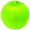 Fellowes - 5880703 - Brite Mat Rond - Tapis de souris en plastique rigide - Pomme