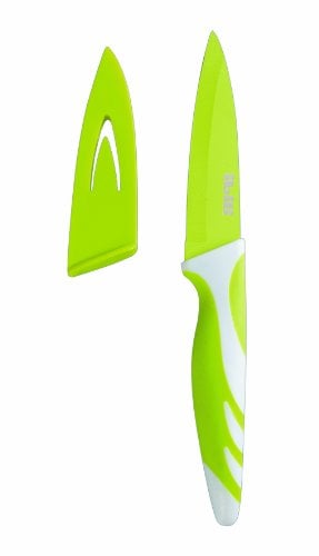 Ibili Cuchillo DE Cocina ANTIAD.Verde 8,50 CM, Stainless Steel, Verde, Talla única