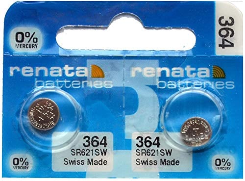 Renata Ossido d'argento Guardare Batteria, 2 Pezzi, 2.3 g