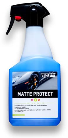 ValetPRO Matte Protect, Protects Matte Car & Vehicle Paint and Matte / Satin Vinyl Wraps for Up To 4 Weeks – 500ml Spray Bottle