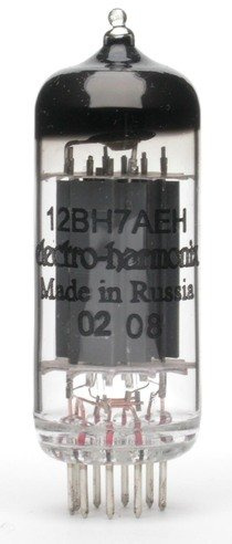 Electro-Harmonix 12BH7 EH Röhre - Tube, Antik, Glas, Poliert, Musikinstrumentenzubehör - Röhren
