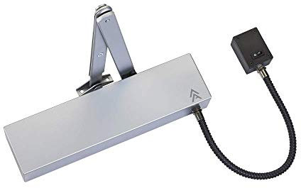 FREEMAN & PARDOE ARROW Series 600 Size 4 Hold Open Door Closer - Size 4 - Silver Enamelled