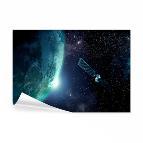 decomonkey Fototapete selbstklebend Kosmos, 294x210 cm, XXL, Erde Planet | Selbstklebende, Tapeten, Wand, Fototapeten, Tapete, Wandtapete, klebend, Klebefolie