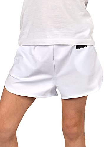 BEZLIT Kinder Mädchen Shorts Hot Pants Kurze Hose 30335 Weiß 104/110