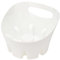 JS Jackson Supplies Universal White Plastic Drip Tray for Toilet Plunger