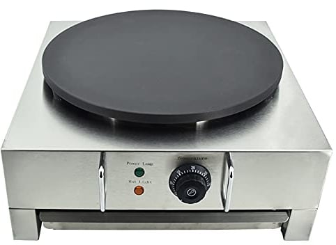 Commercial Electric Crepe Maker, Non-Stick 40cm Plate Large Pancake Machine 3000W