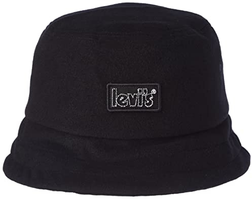 LEVIS FOOTWEAR AND ACCESSORIES Herren & Unisex Cozy Bucket Hat, Regular Black, M