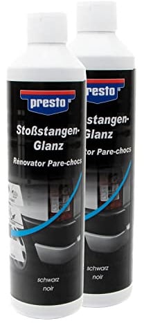 Stoßstangenglanz Kunststoff Pflege Plastik Glanz Spray Presto 383410 2 X 500 ml