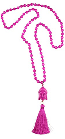 collezione alessandro Lange Kette Nepal mit Buddha und Quaste