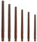 DAZZLEEX Alesatore conico 6 pezzi 1:50 conico manuale perno conico alesatore manuale 3/4/5/6/8/10 mm