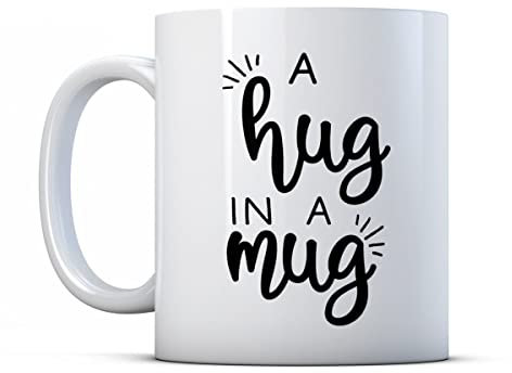 Make It Love It Sell It - A Hug in A Mug - Thinking of You Gift Mug, Ceramic, 11fl oz