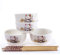 lachineuse - Coffret 4 Bols Chat Japonais - Bols à Riz, Petit Déjeuner & Soupe - Avec Baguettes - Vaisselle Chat Maneki Neko Porte Bonheur - Cadeau Original Mignon - Déco Kawaii Japon - Blanc