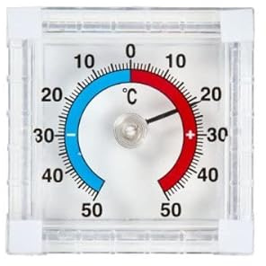 Smart Garden Useful Window Clear Thermometer