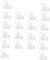 FOMIYES Nail Care Supplies 20pcs Empty Nail Polish Bottles Leak-proof Gel Polish Dispenser