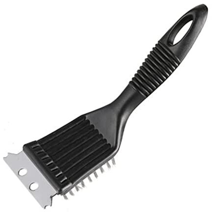 Limpiador de horno para barbacoa, parrilla, raspador de cocina, cepillo de limpieza de metal, accesorios de limpieza para barbacoa para una limpieza más fácil y eficaz