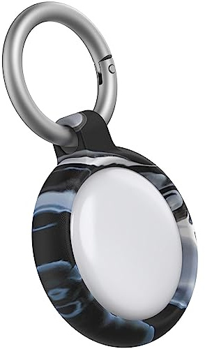 OtterBox AirTags Holder für AirTag, stoßfeste, sturzsichere, robuste, dünne Schutzhülle für Apple AirTags, inklusive Zwei Karabiners, Mercury