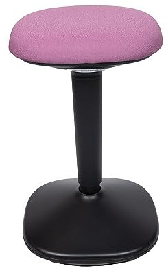 Viasit Younit ergonomischer Hocker, Stehhocker, Stehsitz, Arbeitshocker, Stehsitzhilfe, Sitzhocker für Homeoffice und Büro - Höhenverstellbar (schwarz)