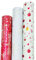 arkamii 3 Rollen Geschenkpapier 5 m x 70 cm Heißmetallpapier laminiert Weihnachtsmotiv (R16)