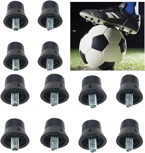 Gokelomg 12 chiodi da calcio sostitutivi da 13 mm per scarpe da calcio con filettatura da 5 mm