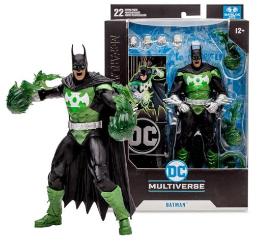 McFarlane Toys - DC Multiverse Batman como Linterna Verde Figura de 7 pulgadas McFarlane Edición Coleccionista #7