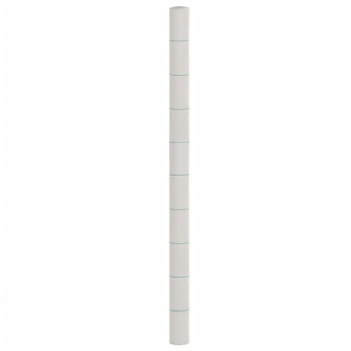 vidaXL Unkrautvlies, Gartenvlies gegen Unkraut, Unkrautfolie Wasserdurchlässig UV-stabilisiert, Unkrautflies Mulchfolie Bodengewebe, Weiß 2x50m PP