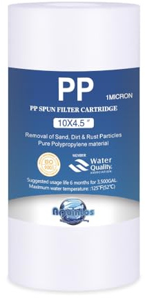 BIG Blue Jumbo 1 Mikron Trinkwasserfilter Sandfilter Feinfilter Partikelfilter Polypropylen Sedimentfilter PP BB10 10 x 4,5 Zoll 1 µ