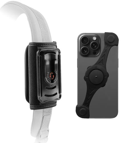 Backpack Clip Mount with Phone Holder Accessories for All Series of iPhone,Backpack Shoulder Strap Phone Mount,Outdoor Live Video Recording