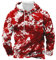 Generisch Todays Deals, Halloween Hoodie Herren Kapuzenpullover Bloody Stained Bedrucktes Halloween Kostüm Horror Sweatshirt Blutspritzer Muster Oberteile, bügeleisen Black Friday