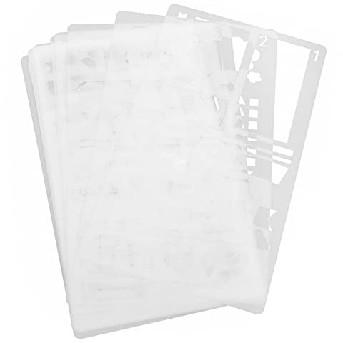 LALAFINA 36stücke Malvorlagen Wiederverwendbare Pet Schablonen Für -kunstprojekte Journaling Grußkarten Und Mehr Für Erwachsene Waschbar Und Langlebig