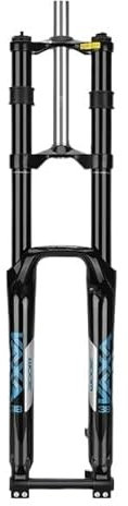 HESHUWEN Federgabel 26 Zoll 27,5 Zoll 29 Zoll Downhill-Bike Vorderradgabel Aluminiumlegierung 170mm Federweg MTB Mountainbike Hydraulische Federgabel Fahrrad Federgabel(26 Black)