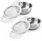 2-Pack Tea Strainers for Loose Tea, Stainless Steel Fine Mesh Tea Strainer with Drip Bowl, Loose Leaf Tea Filter